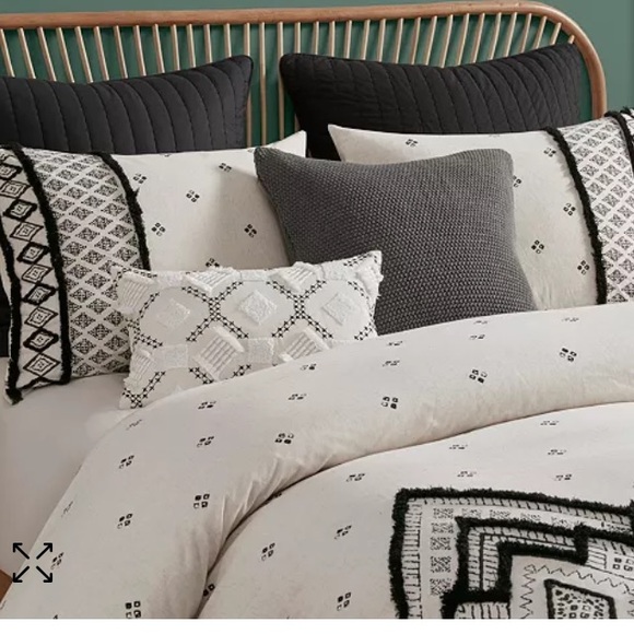 New! 3-piece Cotton Duvet Cover Set with Shams - Picture 3 of 9